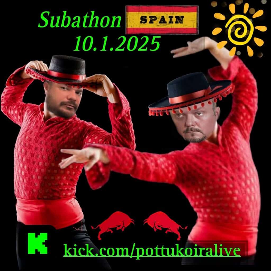 Pottukoira ja Subathon Las Palmasissa