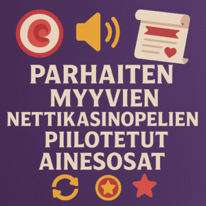 Parhaiten myyvien nettikasinopelien piilotetut ainesosat