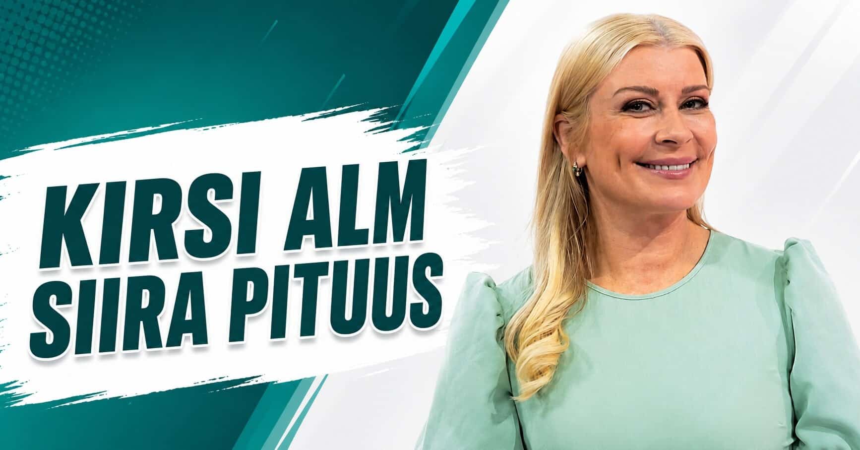Kirsi Alm Siira pituus